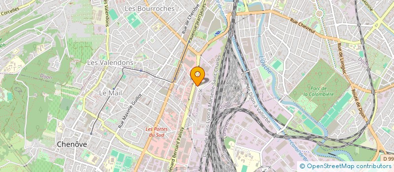 localisation de l'entreprise HAJEK-ADECO à DIJON