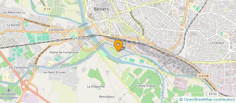 localisation de l'entreprise HAJIME  BEZIERS