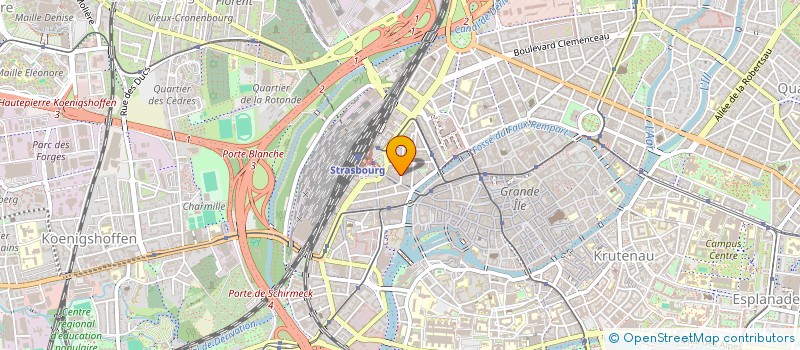 localisation de l'entreprise HAJIR TOURS à STRASBOURG