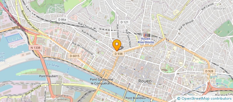 localisation de l'entreprise HAJRA à ROUEN