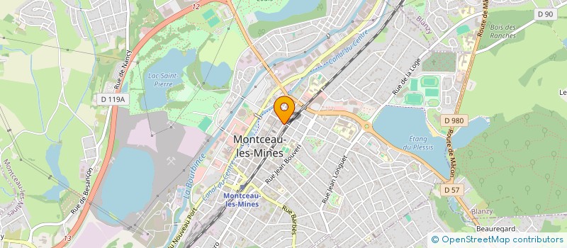 localisation de l'entreprise HAK 71 à MONTCEAU-LES-MINES