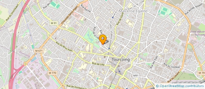 localisation de l'entreprise HAK  TOURCOING