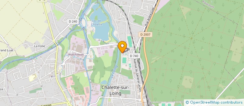 localisation de l'entreprise HAK- BOIS à CHALETTE-SUR-LOING