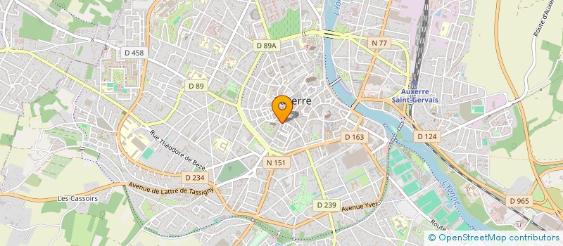 localisation de l'entreprise HAK RUN à AUXERRE