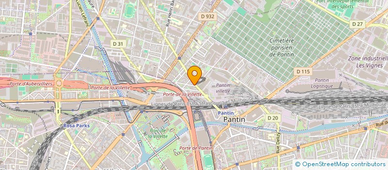 localisation de l'entreprise HAKALUKI  PANTIN