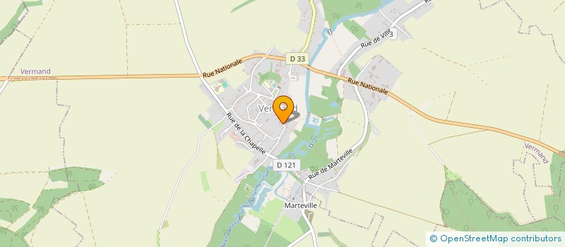 localisation de l'entreprise HAKE INVEST  VERMAND