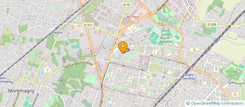 localisation de l'entreprise HAKEL à SARCELLES