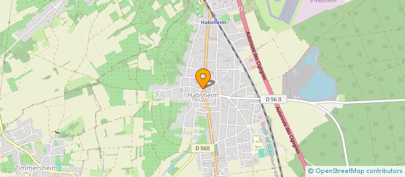 localisation de l'entreprise HAKERI  HABSHEIM