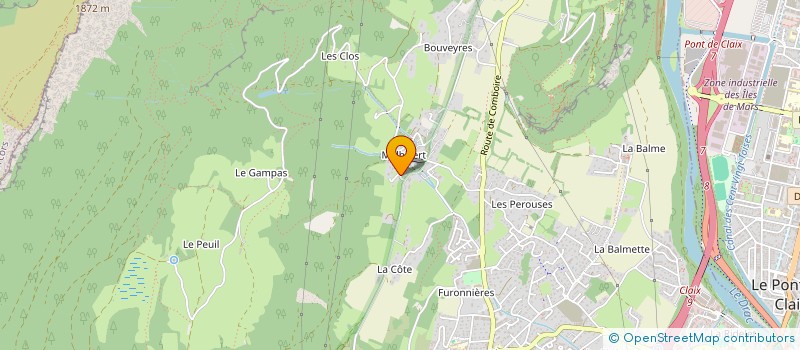 localisation de l'entreprise HAKIM CHARPENTE  CLAIX