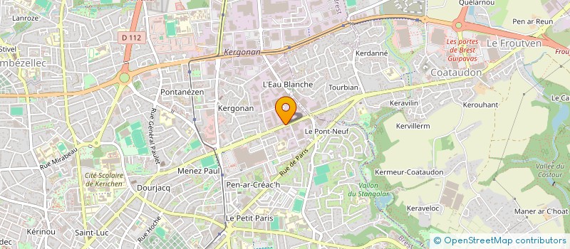 localisation de l'entreprise HAKIM HOLDING à BREST