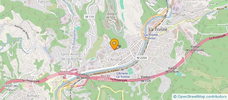 localisation de l'entreprise HAKIM.SAS à NICE