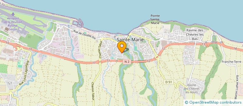 localisation de l'entreprise HAKIMI RUN à SAINTE-MARIE