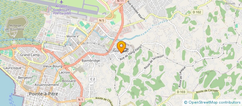 localisation de l'entreprise HAKINA à SAINTE-ROSE