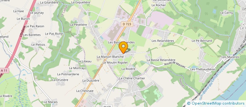 localisation de l'entreprise HAKINO à LE CELLIER