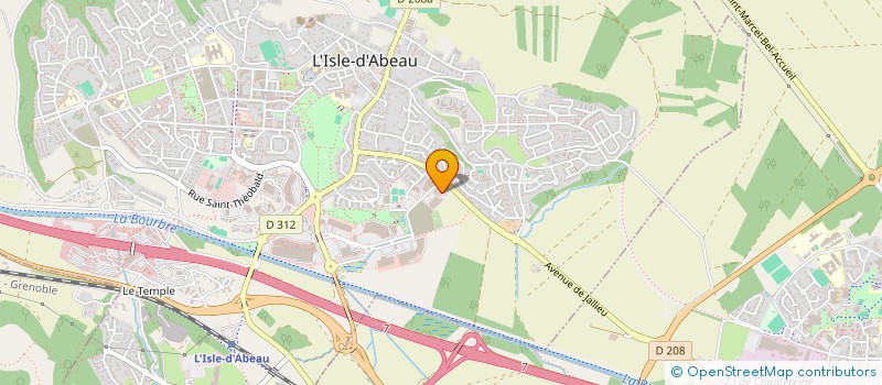 localisation de l'entreprise HAKLAJ  L'ISLE-D'ABEAU