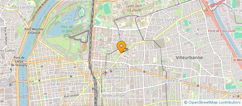 localisation de l'entreprise HAKOB HESU  VILLEURBANNE