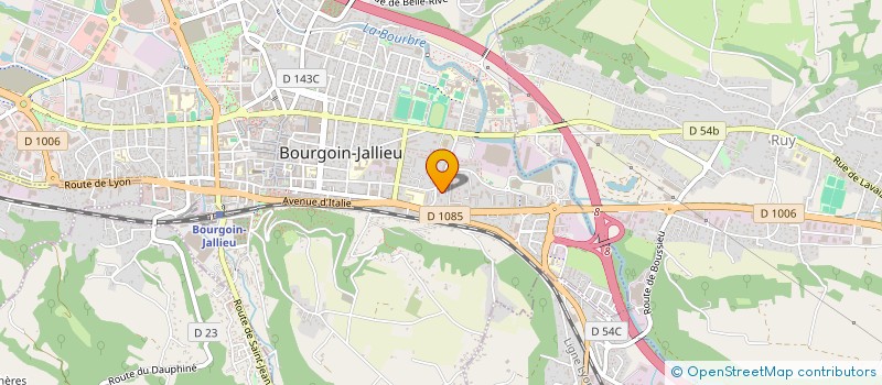 localisation de l'entreprise HAKOBYAN FRERES SCI  BOURGOIN-JALLIEU