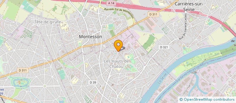 localisation de l'entreprise HAKPHARM CONSULTING à CHATOU
