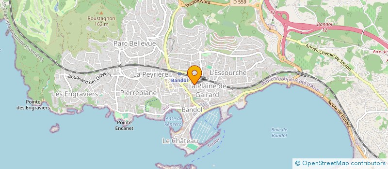 localisation de l'entreprise HAKUNA  BANDOL