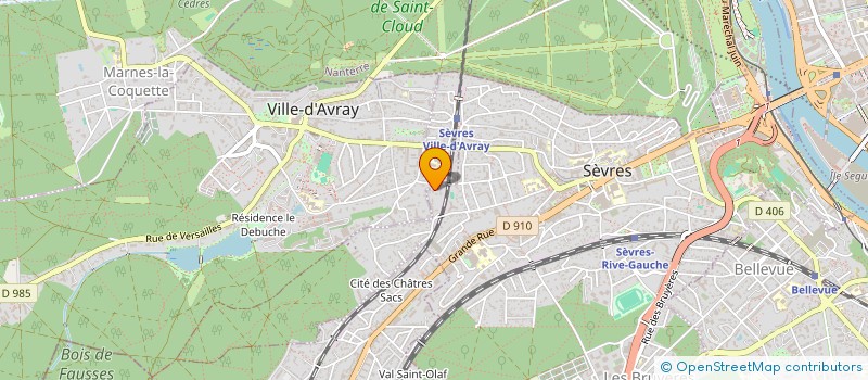 localisation de l'entreprise HAKUNA MATA à SEVRES