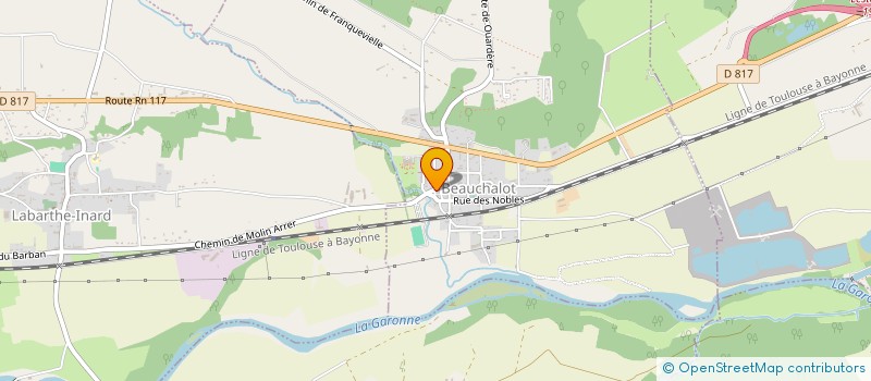 localisation de l'entreprise HAKUNA MATATA  BEAUCHALOT