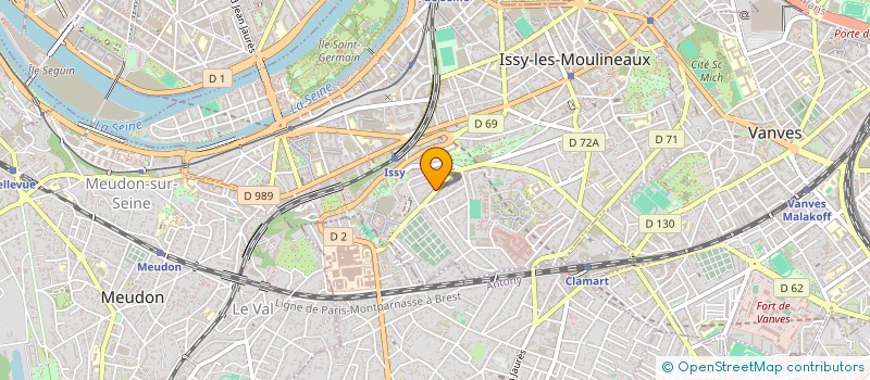 localisation de l'entreprise HAKUOTAKU à ISSY-LES-MOULINEAUX