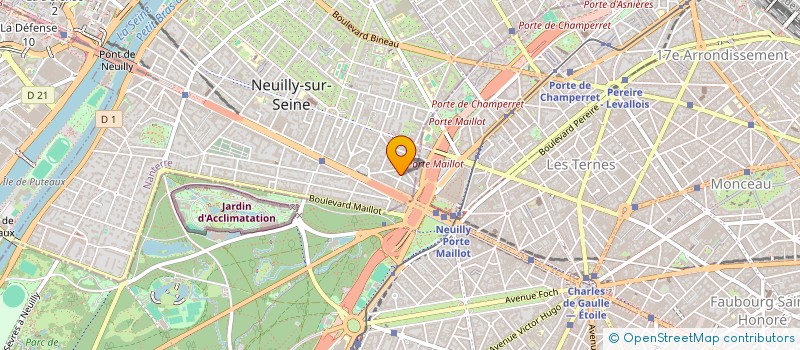 localisation de l'entreprise HAL à NEUILLY-SUR-SEINE