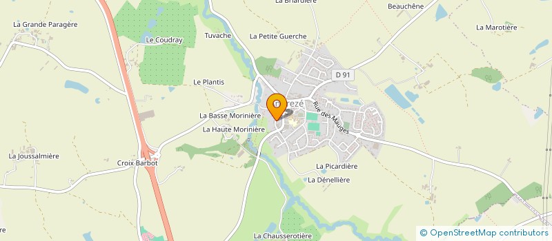 localisation de l'entreprise HAL IMMO GUITTON  BEAUPREAU-EN-MAUGES