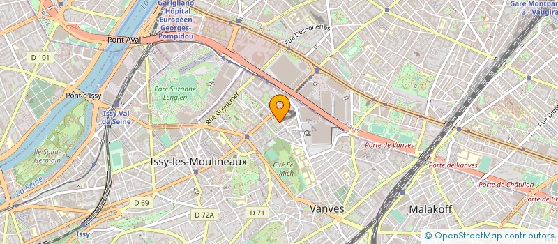 localisation de l'entreprise HAL TECHNOLOGIES SA à ISSY-LES-MOULINEAUX