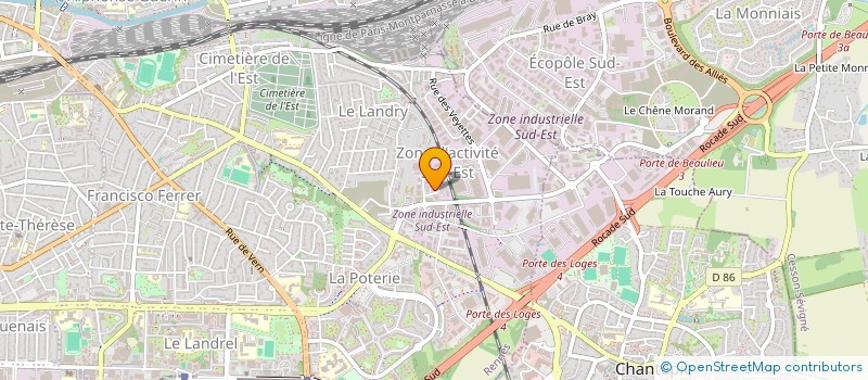 localisation de l'entreprise HALA  RENNES