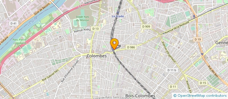 localisation de l'entreprise HALA DISTRIBUTION à COLOMBES