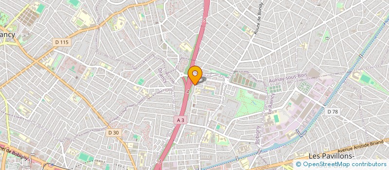 localisation de l'entreprise HALA SECURITE PRIVEE  BONDY