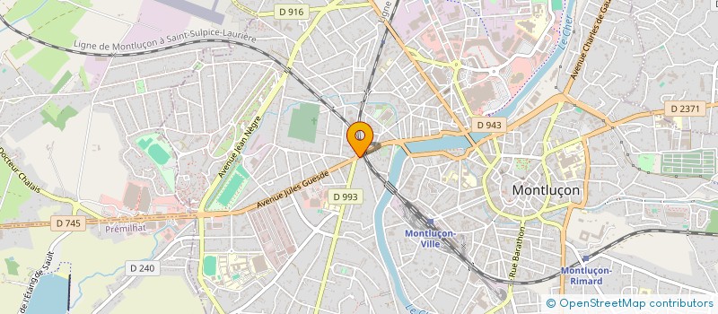 localisation de l'entreprise HALAL BEEF à MONTLUCON
