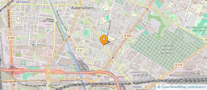 localisation de l'entreprise HALAL FRIED CHIKEN à AUBERVILLIERS