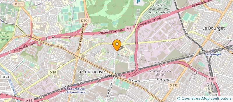 localisation de l'entreprise HALAL PARADISE à LA COURNEUVE