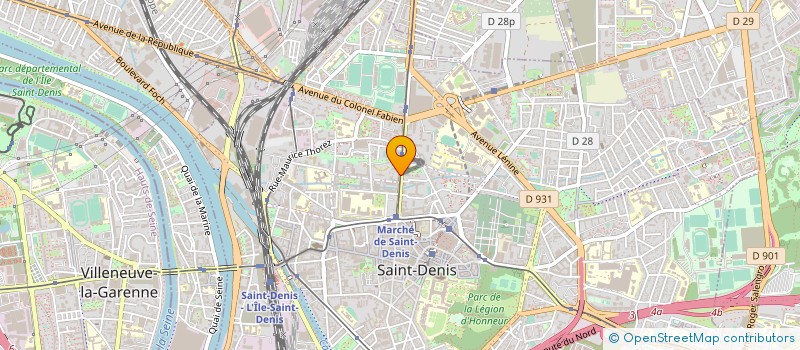 localisation de l'entreprise HALAL RESTAURATION à SAINT-DENIS