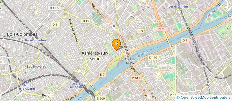 localisation de l'entreprise HALARD ASNIERES à ASNIERES-SUR-SEINE