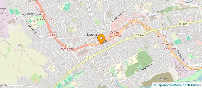 localisation de l'entreprise HALASKA à LIEVIN