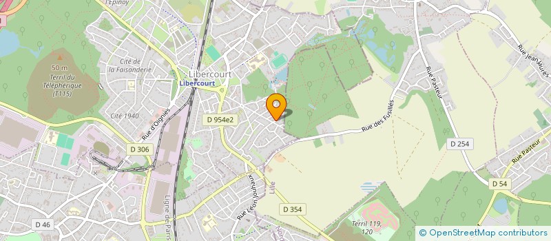 localisation de l'entreprise HALBAZ  LIBERCOURT