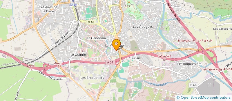 localisation de l'entreprise HALBOP à SALON-DE-PROVENCE