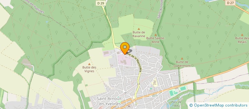 localisation de l'entreprise HALCAZ à SAINT-ARNOULT-EN-YVELINES