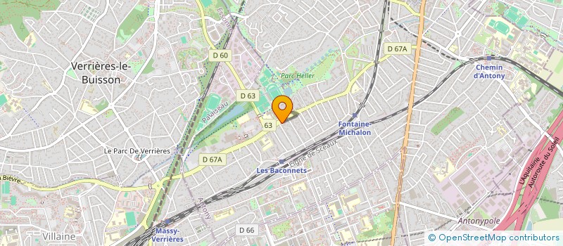 localisation de l'entreprise HALCEIS à ANTONY