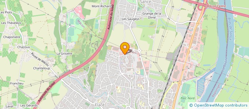 localisation de l'entreprise HALCO FOOD à MACON