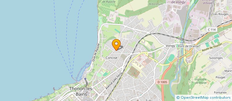localisation de l'entreprise HALE BOPP à THONON-LES-BAINS
