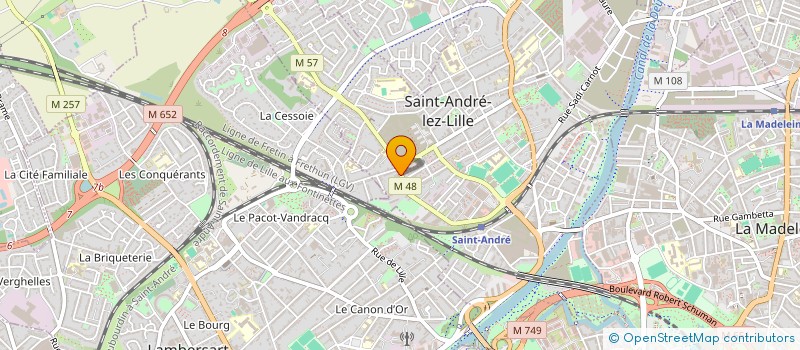 localisation de l'entreprise HALEAKALA SPA  SAINT-ANDRE-LEZ-LILLE