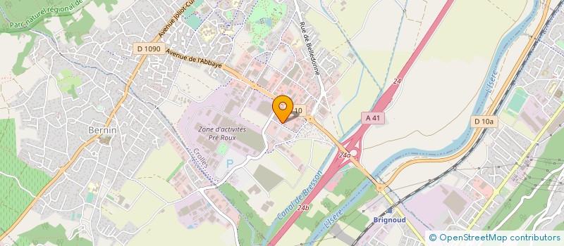 localisation de l'entreprise HALEC SA à CROLLES