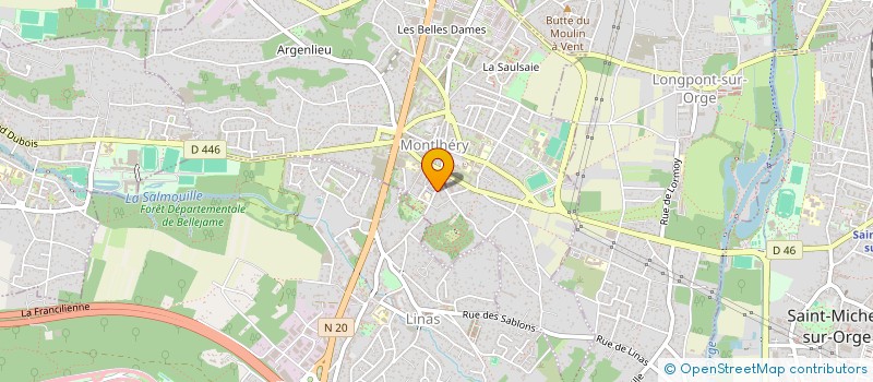 localisation de l'entreprise HALES ET CIE à LONGPONT-SUR-ORGE