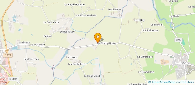 localisation de l'entreprise HALET  ESSE