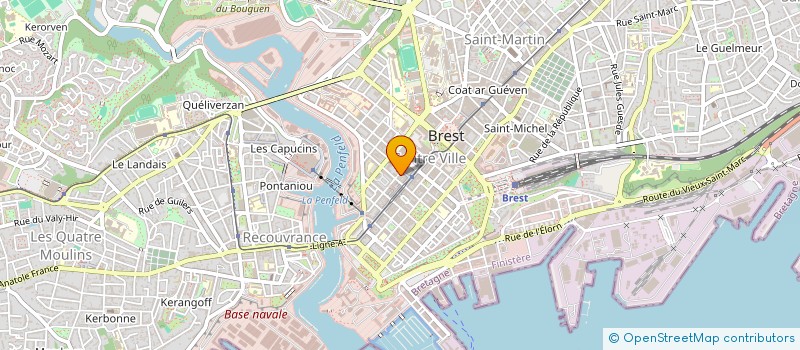 localisation de l'entreprise HALET B & VILLETTE M  BREST