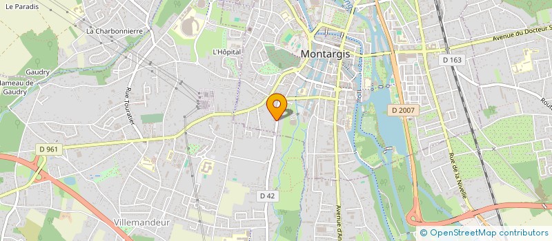 localisation de l'entreprise HALF à MONTARGIS